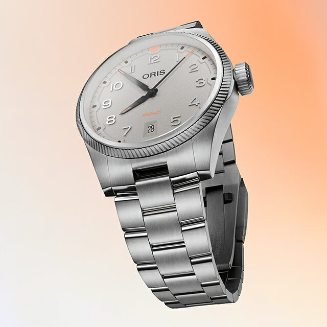 01 733 7805 4163-07 8 20 04LC ｜ オリス プロパイロット　デイト 自動巻き