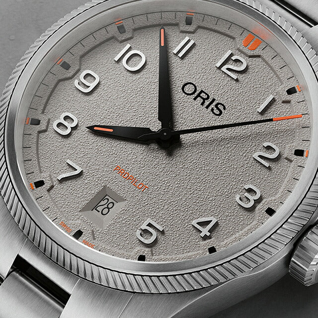 01 733 7805 4163-07 8 20 04LC ｜ オリス プロパイロット　デイト 自動巻き