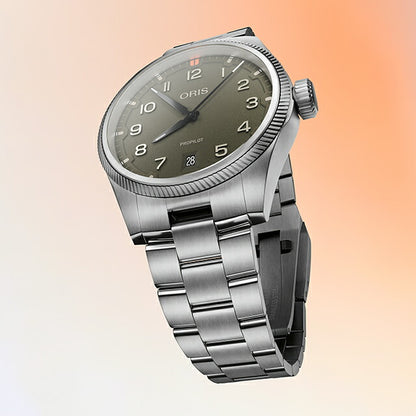 01 733 7805 4167-07 8 20 04LC ｜ オリス プロパイロット　デイト 自動巻き