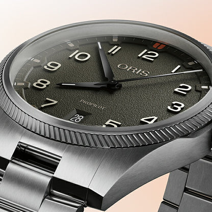 01 733 7805 4167-07 8 20 04LC ｜ オリス プロパイロット　デイト 自動巻き