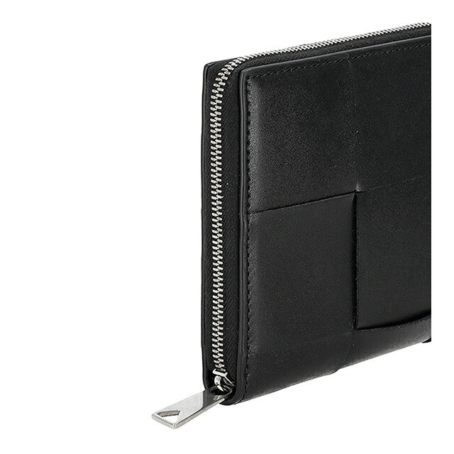 購入 販売 Bottega Veneta ブラックレザー長財布 【公式通販】