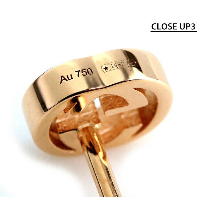 グッチ ピアス メンズ レディース ブランド インターロッキングG 18K ピンクゴールド 18金 スタッド 両耳用 759061 J8500 5702 759061-J8500-5702