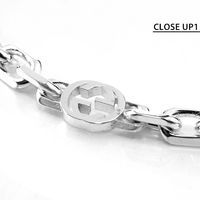 グッチ ネックレス メンズ レディース ブランド GUCCI インターロッキング ロゴ 759703 J8400 8106 シルバー アクセサリー 759703-J8400-8106