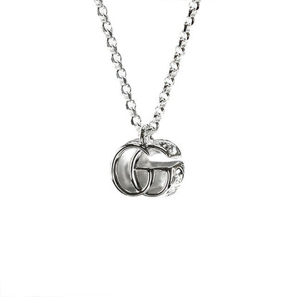 グッチ ネックレス メンズ レディース ブランド ダブルG スターリングシルバー 770724 J8400 8106 シルバー アクセサリー 770724-J8400-8106