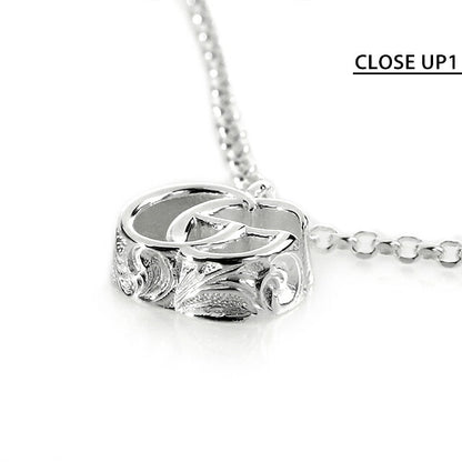 グッチ ネックレス メンズ レディース ブランド ダブルG スターリングシルバー 770724 J8400 8106 シルバー アクセサリー 770724-J8400-8106