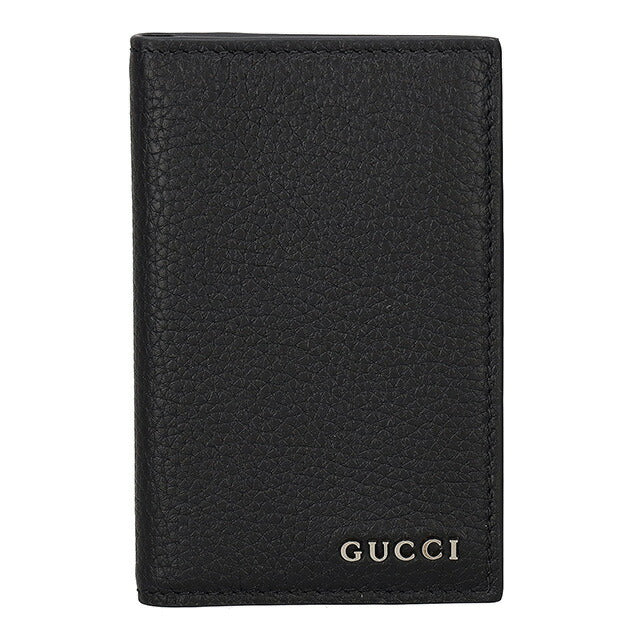 グッチ カードケース メンズ ブランド GUCCI 771159-AABXM 1000 ブラック 定期入れ 高級 おしゃれ プレゼント 実用的