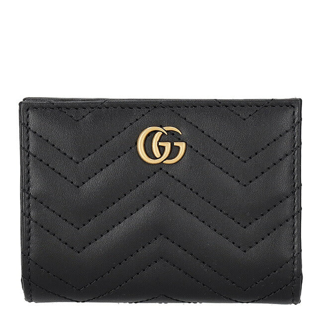 グッチ 二つ折り財布 メンズ ブランド GUCCI 795292-AABXM 1000 ブラック ウォレット 高級 おしゃれ プレゼント 実用的