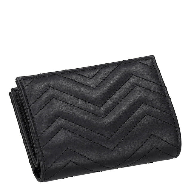 グッチ 二つ折り財布 メンズ ブランド GUCCI 795292-AABXM 1000 ブラック ウォレット 高級 おしゃれ プレゼント 実用的
