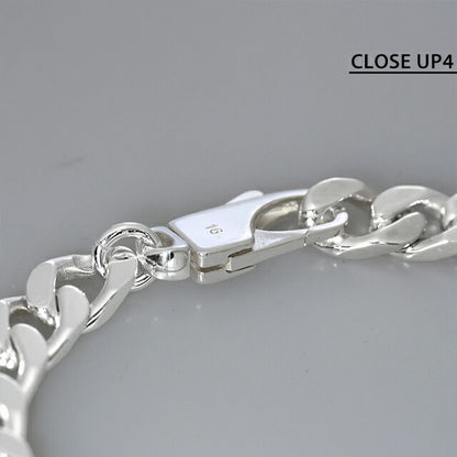 グッチ ブレスレット メンズ ブランド GUCCI ダイアゴナル インターロッキング チェーン 774054-J8400-8106-16 シルバー アクセサリー 774054-J8400-8106-16