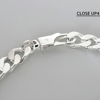 グッチ ブレスレット メンズ ブランド GUCCI ダイアゴナル インターロッキング チェーン 774054-J8400-8106-17 シルバー アクセサリー 774054-J8400-8106-17