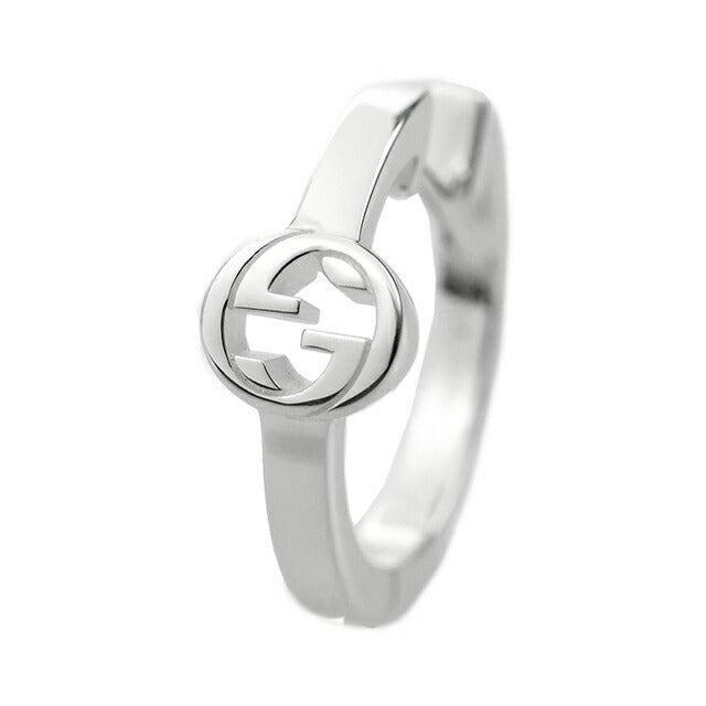 グッチ ピアス レディース ブランド GUCCI インターロッキング ロゴ フープ 両耳用 796323 J8400 8106 シルバー アクセサリー 796323-J8400-8106