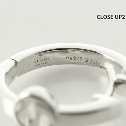 グッチ ピアス レディース ブランド GUCCI インターロッキング ロゴ フープ 両耳用 796323 J8400 8106 シルバー アクセサリー 796323-J8400-8106