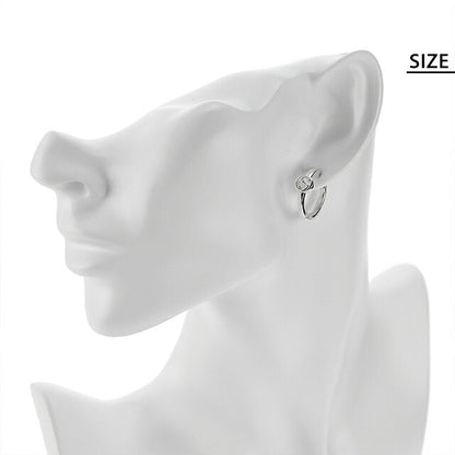 グッチ ピアス レディース ブランド GUCCI インターロッキング ロゴ フープ 両耳用 796323 J8400 8106 シルバー アクセサリー 796323-J8400-8106