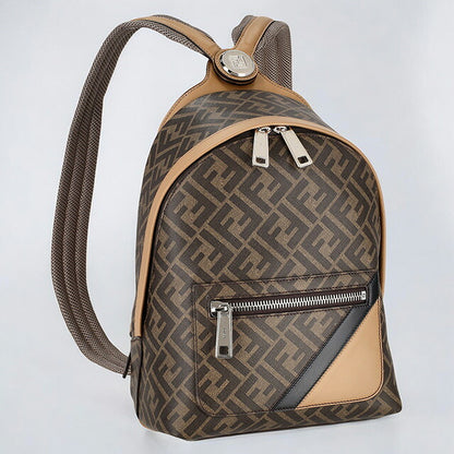 フェンディ リュック メンズ ブランド FENDI レザー 7VZ0770A9XS F1IKC ブラウン 7VZ0770A9XS-F1IKC