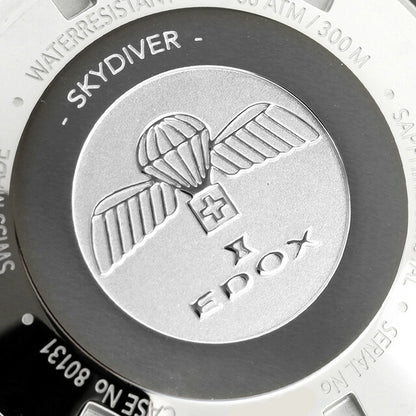 エドックス スカイダイバー 38 デイト オートマティック 自動巻き 腕時計 ブランド メンズ レディース EDOX 80131-3BUM-BUIN アナログ 80131-3BUM-BUIN