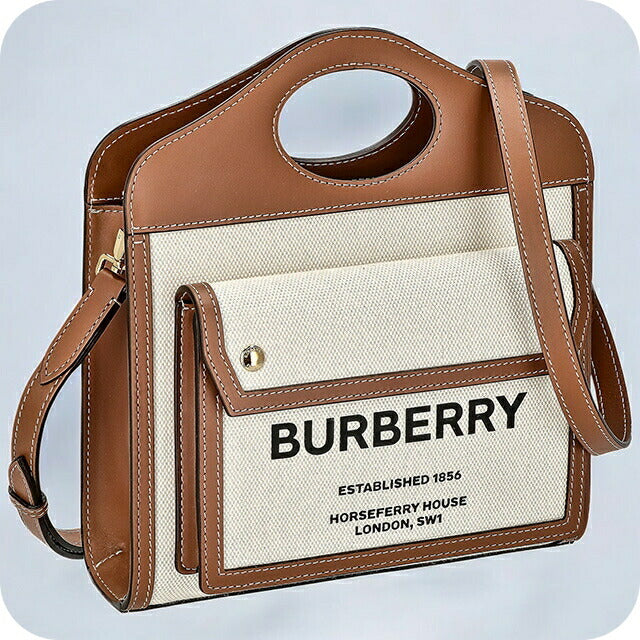 バ－バリ－ ハンドバッグ レディース ブランド BURBERRY 8039361 ブラウン 8039361
