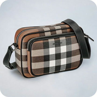 バ－バリ－ ショルダーバッグ レディース ブランド BURBERRY チェック 8049145 ブラウン 8049145