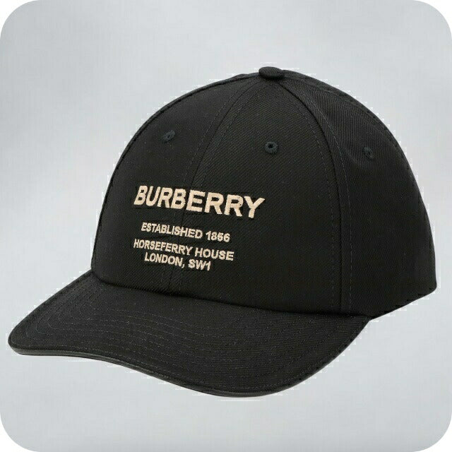 バ－バリ－ キャップ メンズ レディース ブランド BURBERRY 8057625 ブラック 8057625-L