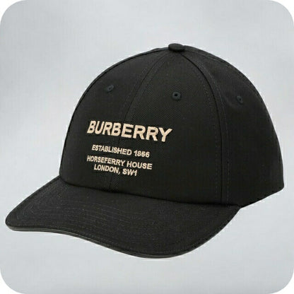 バ－バリ－ キャップ メンズ レディース ブランド BURBERRY 8057625 ブラック 8057625-L
