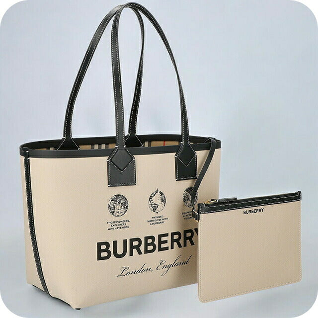 バ－バリ－ トートバッグ レディース ブランド BURBERRY 8063120 ベージュ 8063120