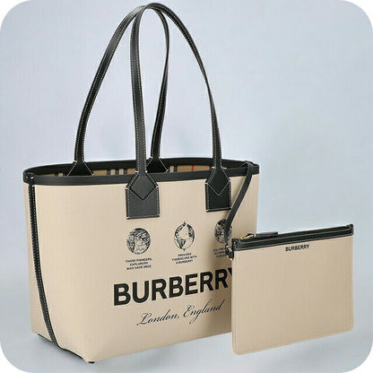 バ－バリ－ トートバッグ レディース ブランド BURBERRY 8063120 ベージュ 8063120