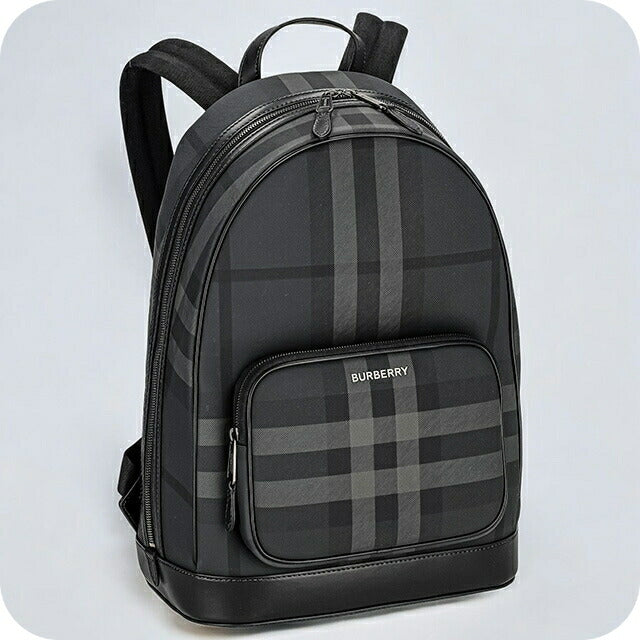 バ－バリ－ リュック メンズ ブランド BURBERRY チェック 8065630 ブラック 8065630