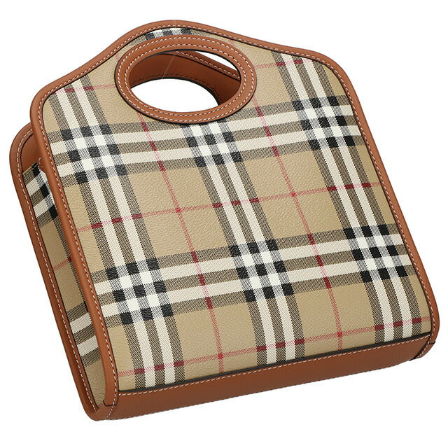 おすすめ☆大人気【 Burberry】 ベージュ チェック バッグ ABC0710C-BF6D-493E-841B-