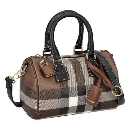 バ－バリ－ ハンドバッグ レディース ブランド BURBERRY チェック 8069663 ブラウン 8069663