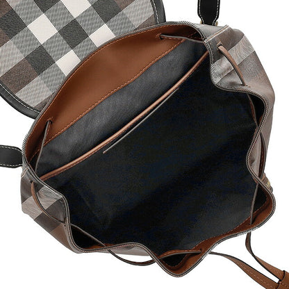 バ－バリ－ リュック メンズ ブランド BURBERRY チェック 8069664 ブラウン 8069664