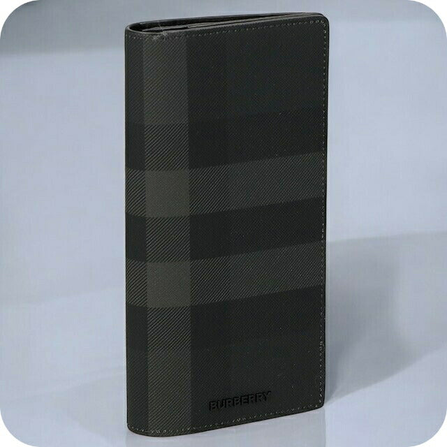 バ－バリ－ 長財布 メンズ ブランド BURBERRY チェック 8070199 ブラック 8070199