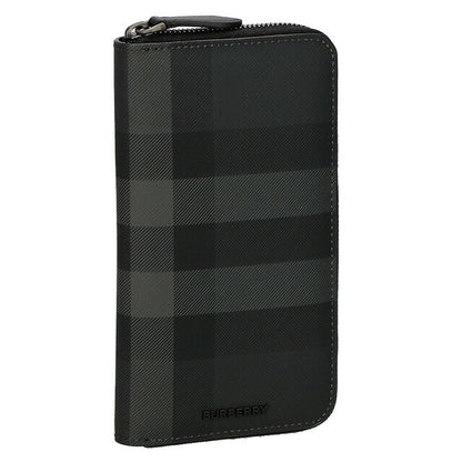 バ－バリ－ 長財布 メンズ ブランド BURBERRY チェック 8070254 ブラック 8070254
