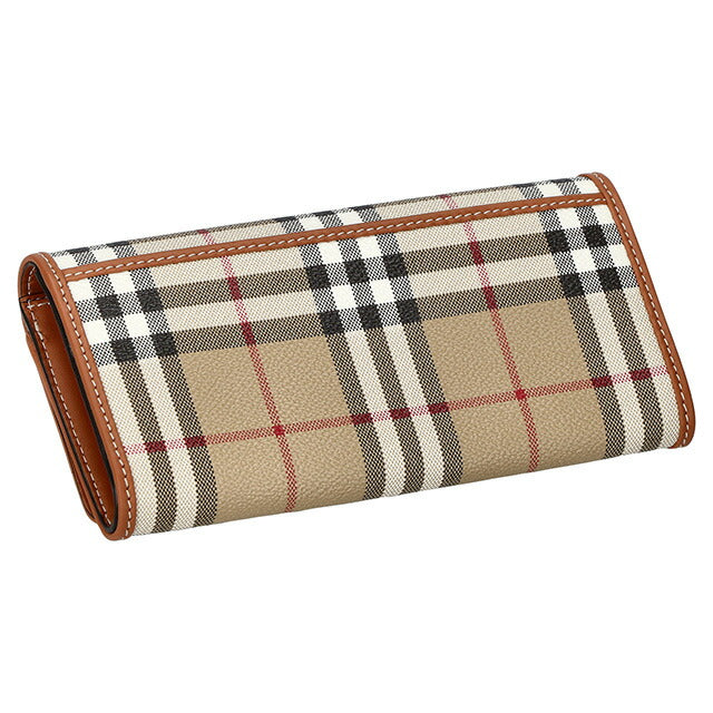 バ－バリ－ 長財布 レディース ブランド BURBERRY チェック 8070414 ベージュ 8070414