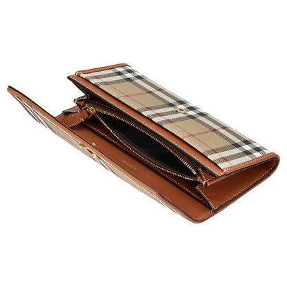 バ－バリ－ 長財布 レディース ブランド BURBERRY チェック 8070414 ベージュ 8070414