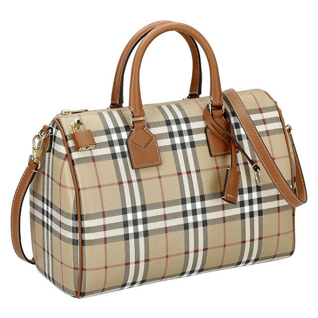 BURBERRY バニティバッグ ベージュ/ブラウン　美品 楽天市場】バーバリー ショルダーバッグ（トートバッグ