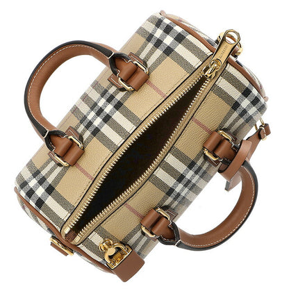 バ－バリ－ ハンドバッグ レディース ブランド BURBERRY チェック 8071357 ベージュ 8071357
