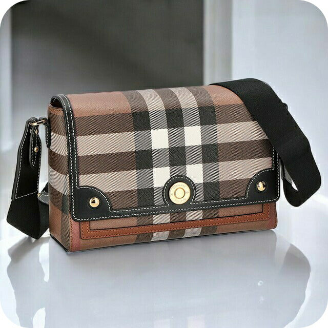バ－バリ－ ショルダーバッグ レディース ブランド BURBERRY チェック 8071385 ブラウン 8071385
