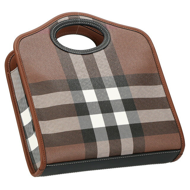バ－バリ－ ハンドバッグ レディース ブランド BURBERRY チェック 8071386 ブラウン 8071386