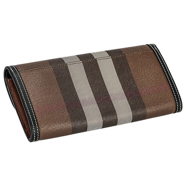 バ－バリ－ 長財布 メンズ ブランド BURBERRY チェック 8072668 ブラウン 8072668