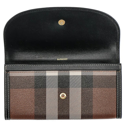 バ－バリ－ 長財布 メンズ ブランド BURBERRY チェック 8072668 ブラウン 8072668