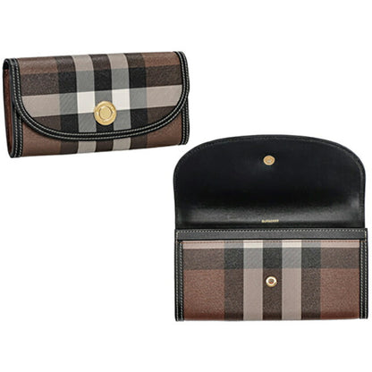 バ－バリ－ 長財布 メンズ ブランド BURBERRY チェック 8072668 ブラウン 8072668