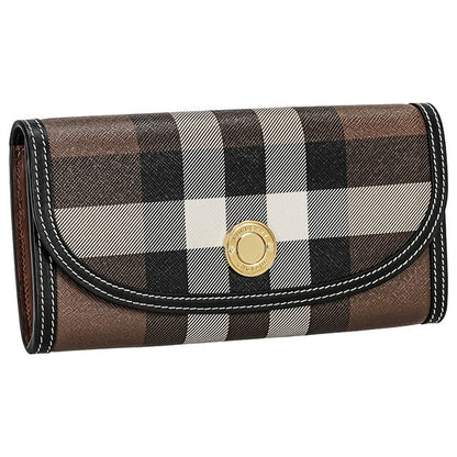 バ－バリ－ 長財布 メンズ ブランド BURBERRY チェック 8072668 ブラウン 8072668