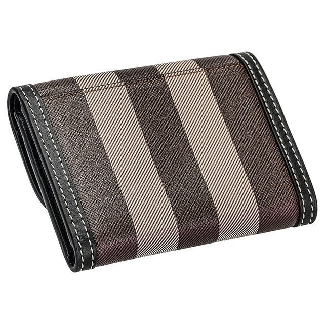BURBERRY 財布 8091533 BURBERRY 青 レザー 三つ折り財布