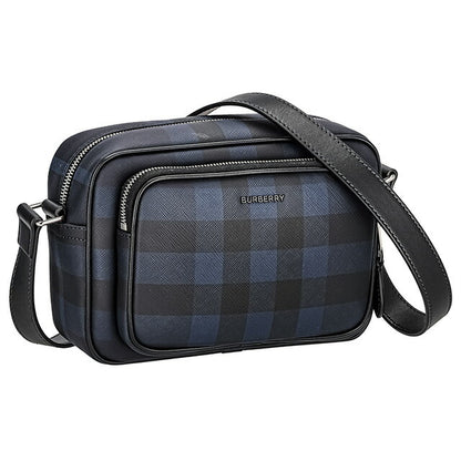 バ－バリ－ ショルダーバッグ メンズ レディース ブランド BURBERRY チェック 8073271 ブラック 8073271