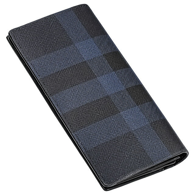バ－バリ－ 長財布 メンズ ブランド BURBERRY チェック 8073281 ブラック 8073281