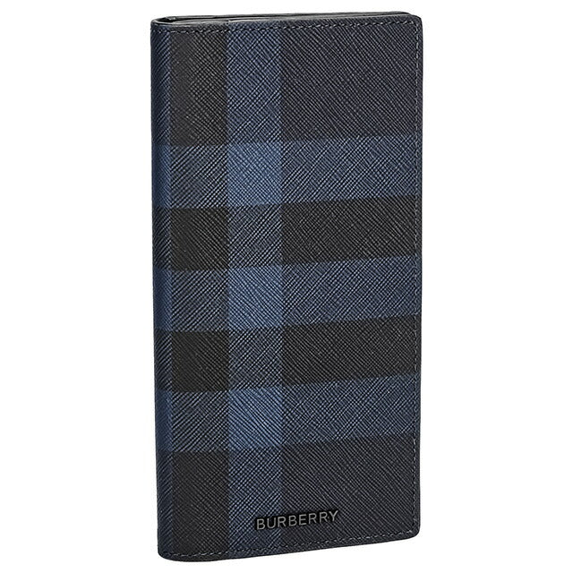 Burberry ブラックチェック 長財布 バーバリー 長財布 メンズ ブラック チェック