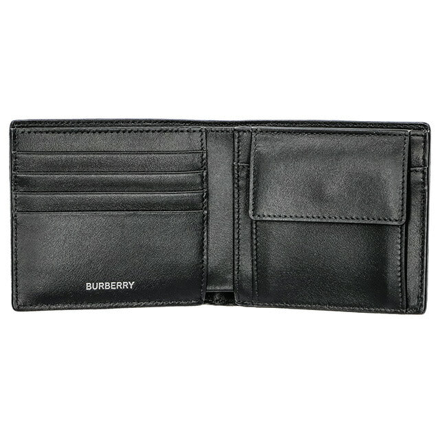 美品 BURBERRY バーバリー シャドーチェック 二つ折り財布 メンズ 黒 バーバリー 二つ折り財布 財布 メンズ シーシービル
