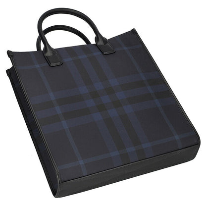 バ－バリ－ トートバッグ メンズ ブランド BURBERRY チェック 8074097 ネイビー 8074097