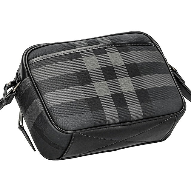 バ－バリ－ ショルダーバッグ メンズ レディース ブランド BURBERRY チェック 8074099 ブラック 8074099