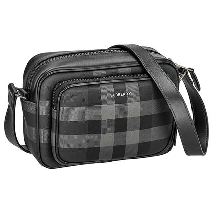 バ－バリ－ ショルダーバッグ メンズ レディース ブランド BURBERRY チェック 8074099 ブラック 8074099