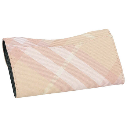 バ－バリ－ 長財布 レディース ブランド BURBERRY チェック 8081787 PEACH ピンク系 8081787